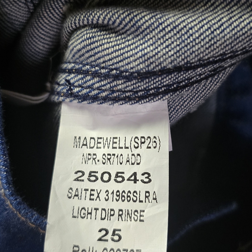 Madewell Women's Dark Blue Flare Jeans - Picture 5 of 5